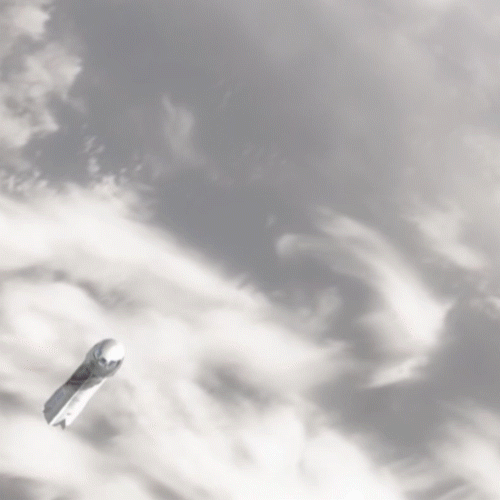 Rendering of New Shepard crew capsule separation