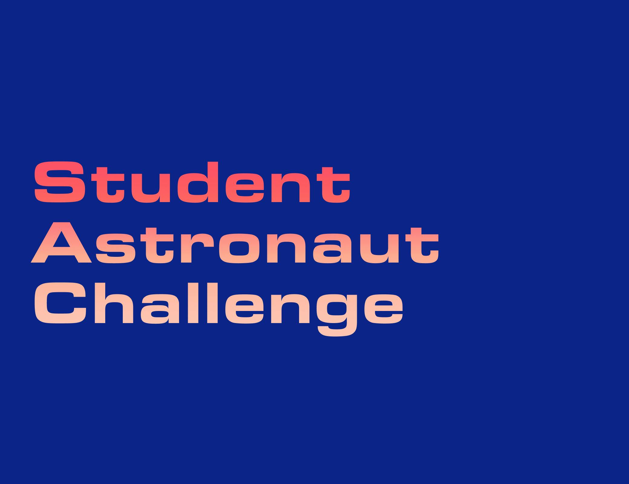 Student Astronaut Challenge